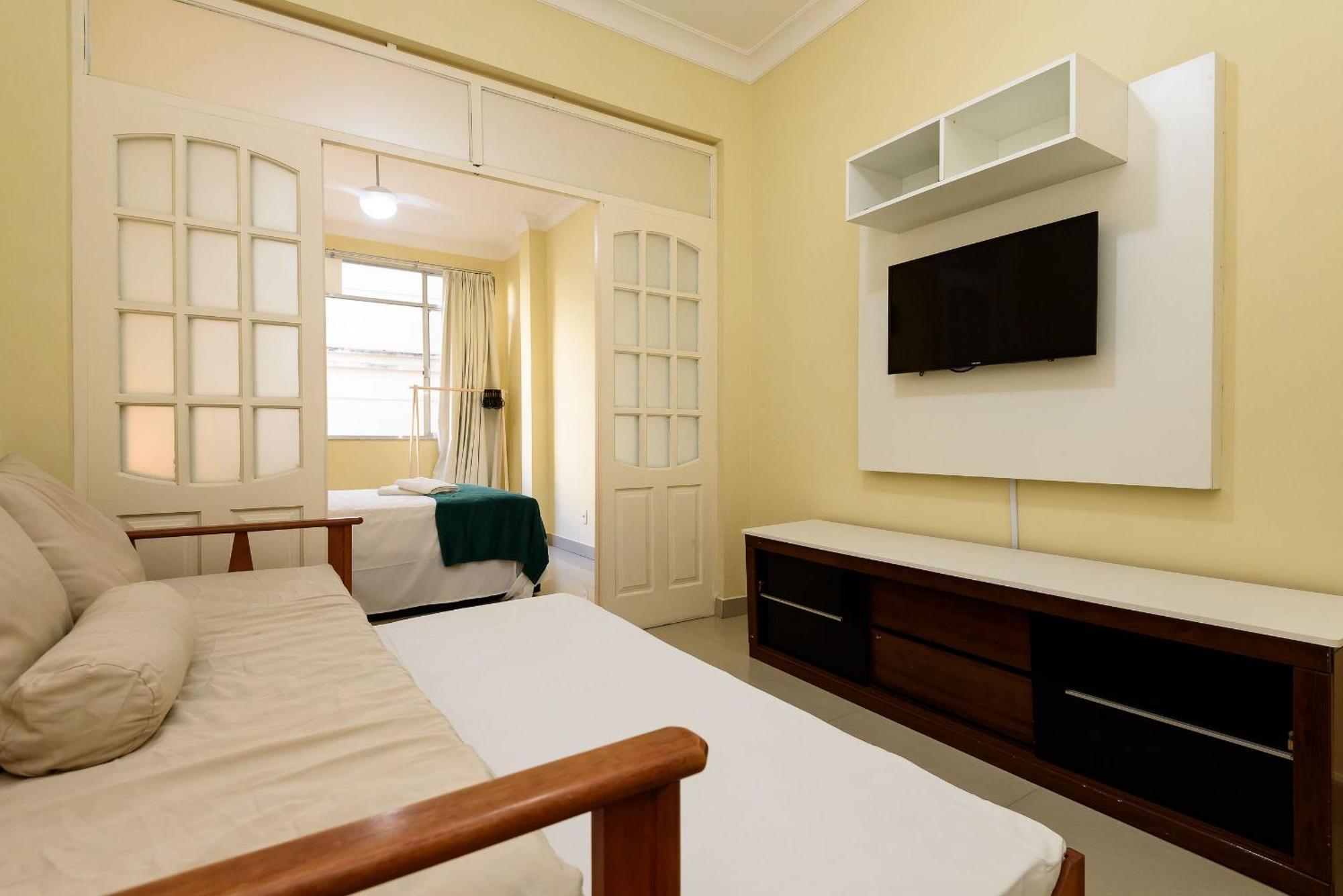 Studio Confortavel Para 4 Pessoas Em Copacabana Ріо-де-Жанейро Екстер'єр фото